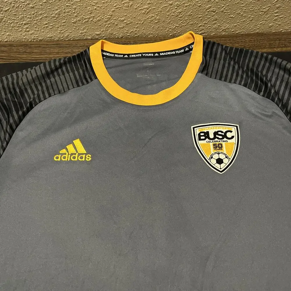 Adidas BUSC Goalkeeper Shirt Mens Large 50th Anniversary Soccer Climalite